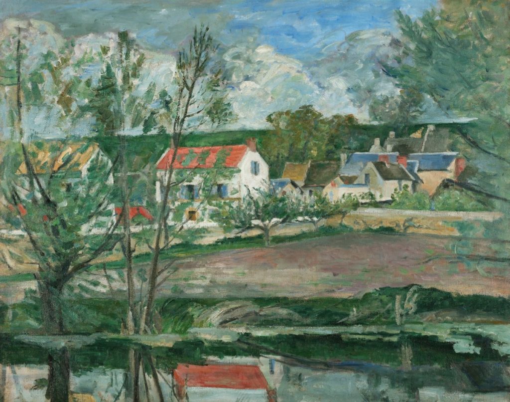 Cézanne, "Maison au bord de l'Oise".